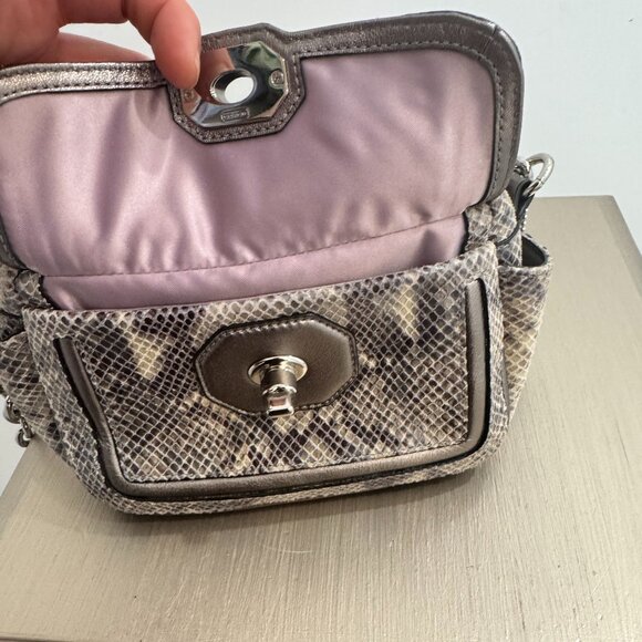 Coach Python Leather Cross Body Bag - Picture 15 of 15